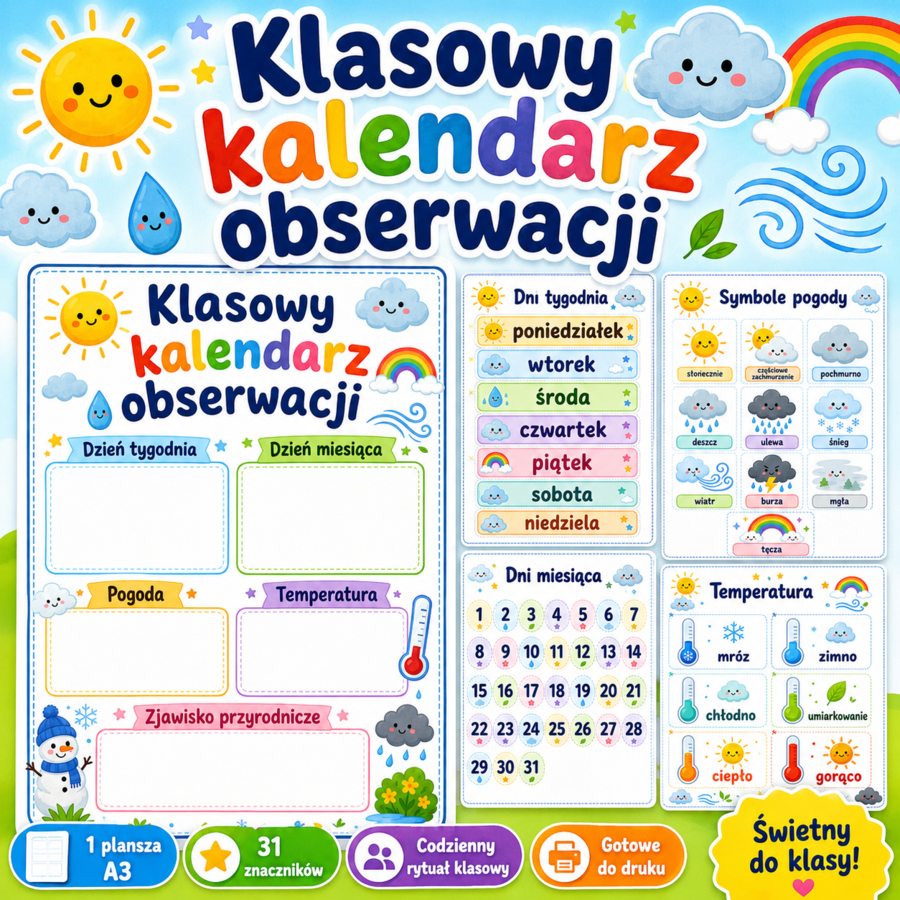 Klasowy kalendarz obserwacji