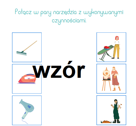 Ćwiczenia myślenia, percepcji wzrokowej i percepcji słuchowej
