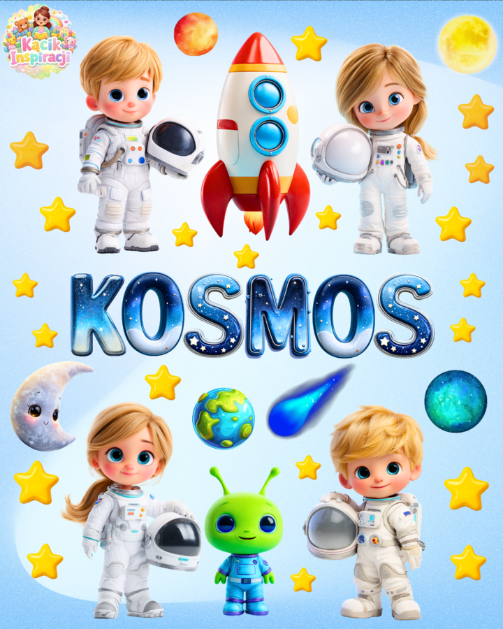 🚀✨ PAKIET DEKORACYJNY „KOSMOS” ✨🚀