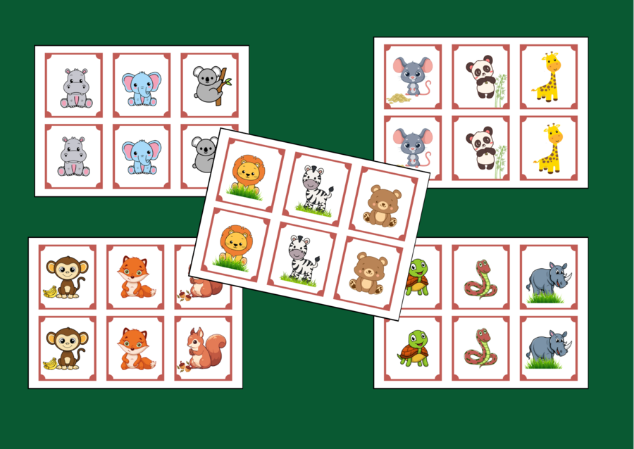 DZIEŃ ZWIERZĄT – memory – 30 szt.