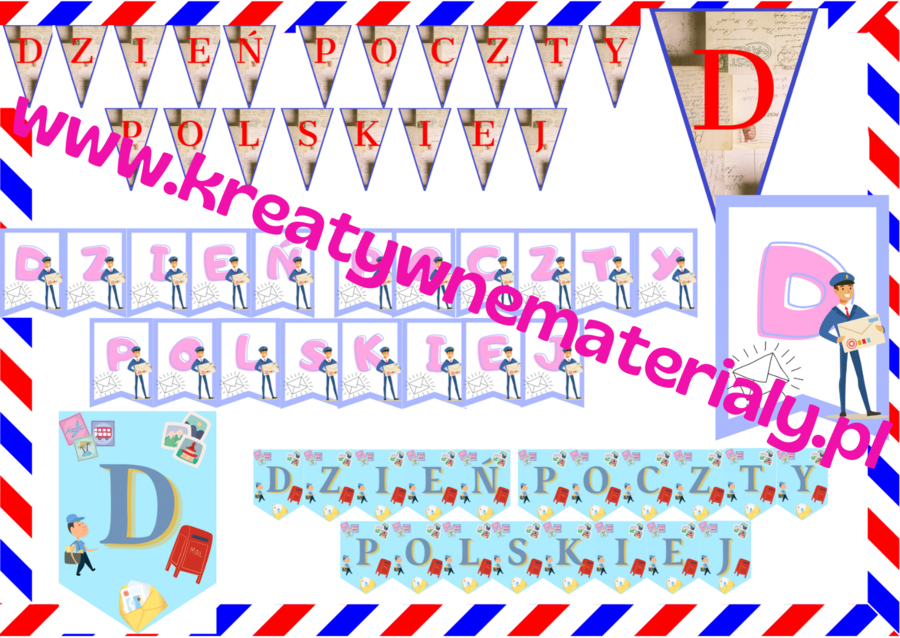 Dzień Poczty Polskiej (Scenariusz zajęć + materiały)