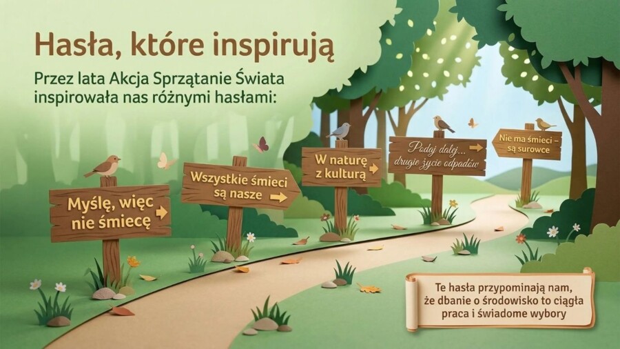 Sprzątanie Świata - Ekologia (gazetka szkolna/prezentacja)