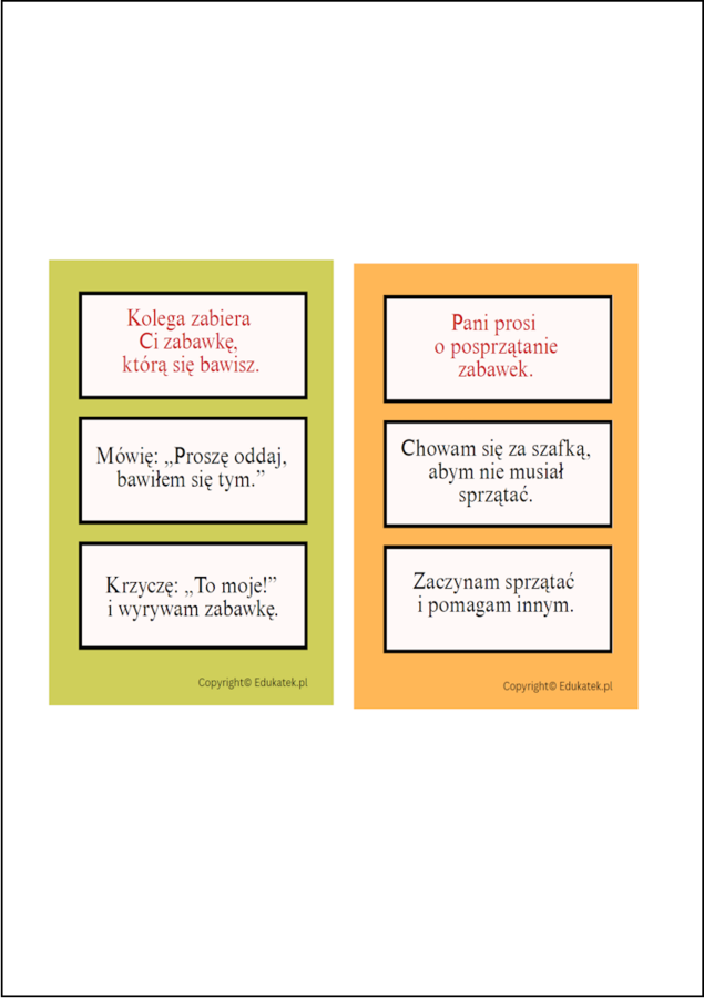 W Krainie Dobrych Zachowań – gra TUS dla dzieci w wieku 3-6 lat