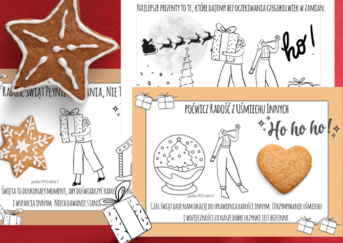 Świąteczne inspiracje dla młodszych i starszych uczniów-gazetki+prezentacje+wyzwania+kartki świąteczne