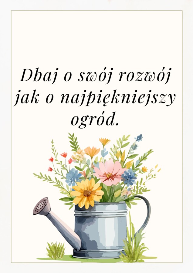 OBUDŹ W SOBIE WIOSNĘ! - gazetka motywacyjna