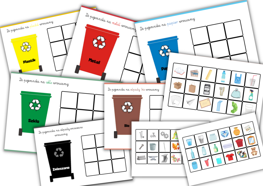 Karty pracy - segregacja śmieci