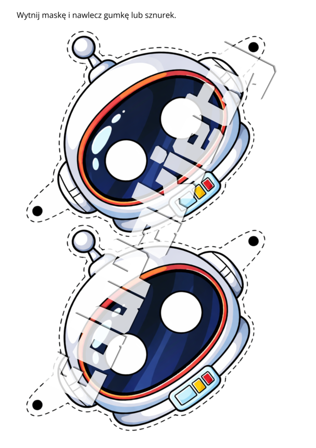 Kosmiczna wyprawa – karty pracy dla dzieci (PDF do druku)