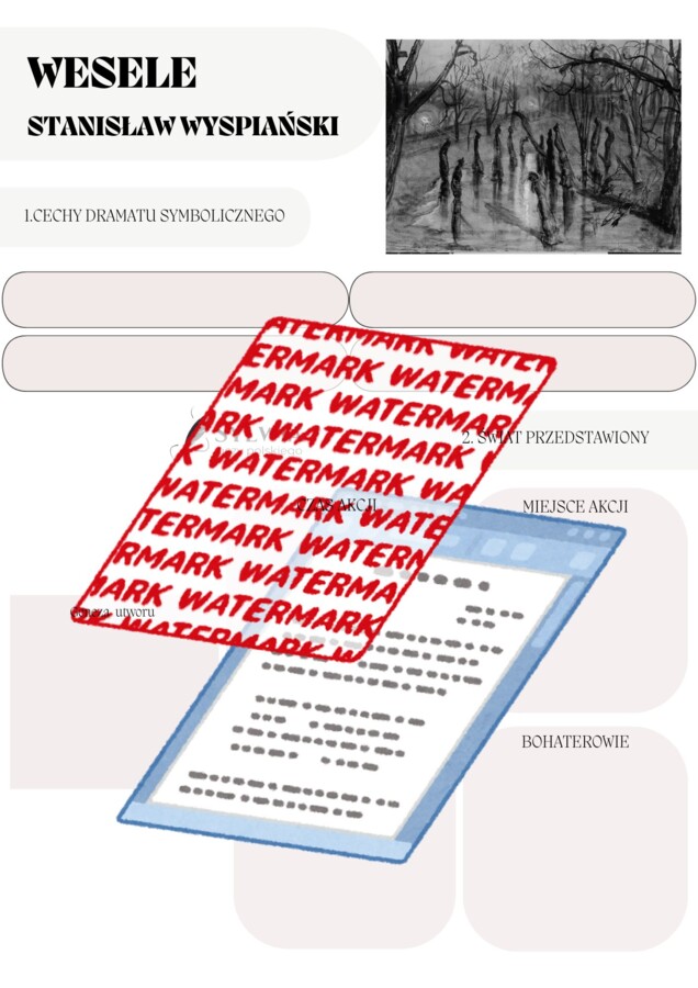 📒Notatnik maturalny – Młoda Polska (wprowadzenie, Wesele, Chłopi)