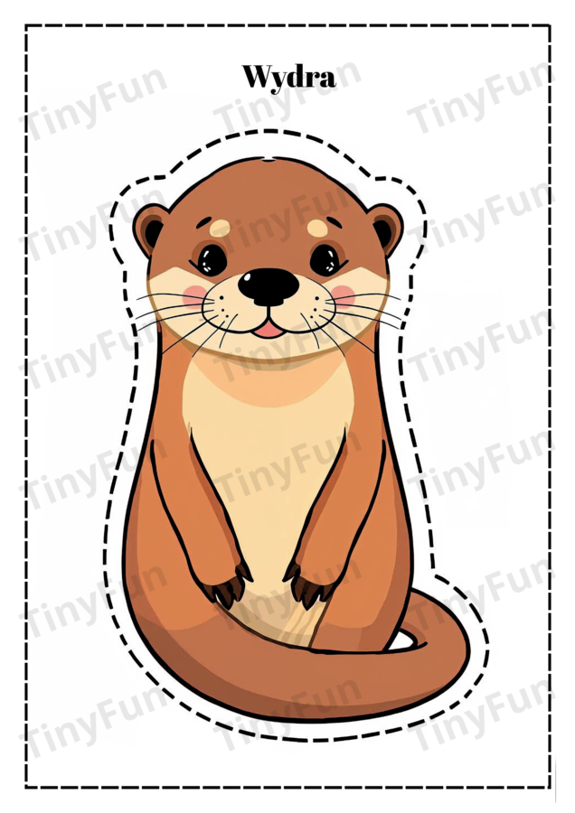 🌲🐾 Zwierzęta Leśne – Wycinanki dla Dzieci | 20 Uroczych Postaci