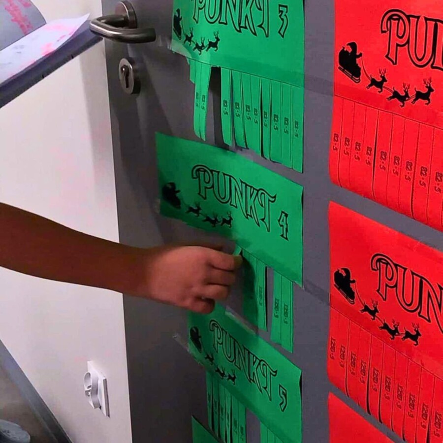 Świąteczna odrywanka - mnożenie pisemne