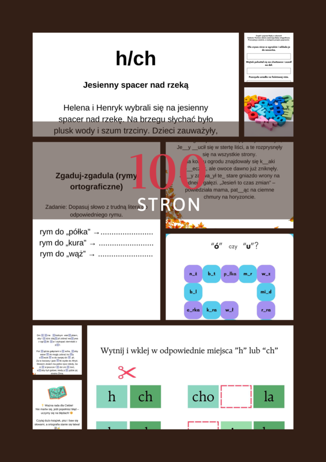 Kart Pracy – 100 stron ćwiczeń ortograficznych i czytania ze zrozumieniem