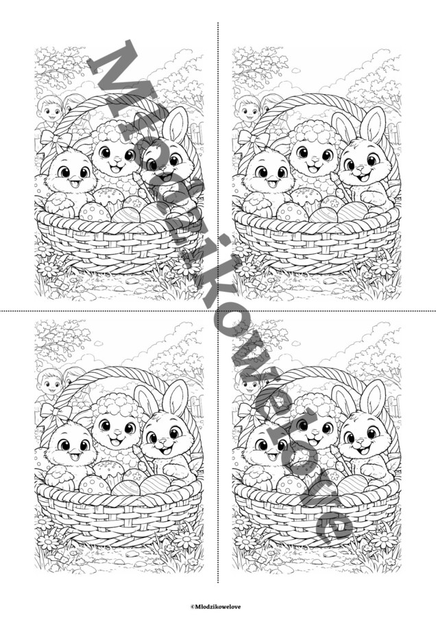 Przyjaciele z wielkanocnego koszyczka- zadania kreatywne do opowiadania