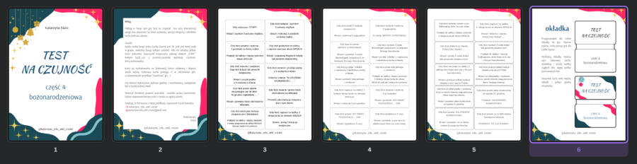 Test na czujność - część 4 bożonarodzeniowa