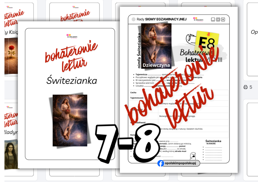 Bohaterowie lektur 7-8