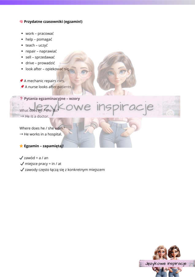 WORK E8 – cały dział PRACA ogarnięty pod egzamin ósmoklasisty!