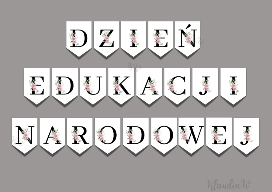 Dzień Edukacji Narodowej - girlanda 1
