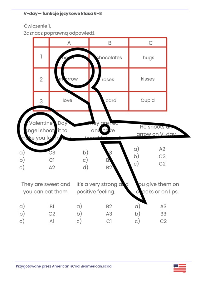 Walentynki klasa 6-8 - gotowa lekcja