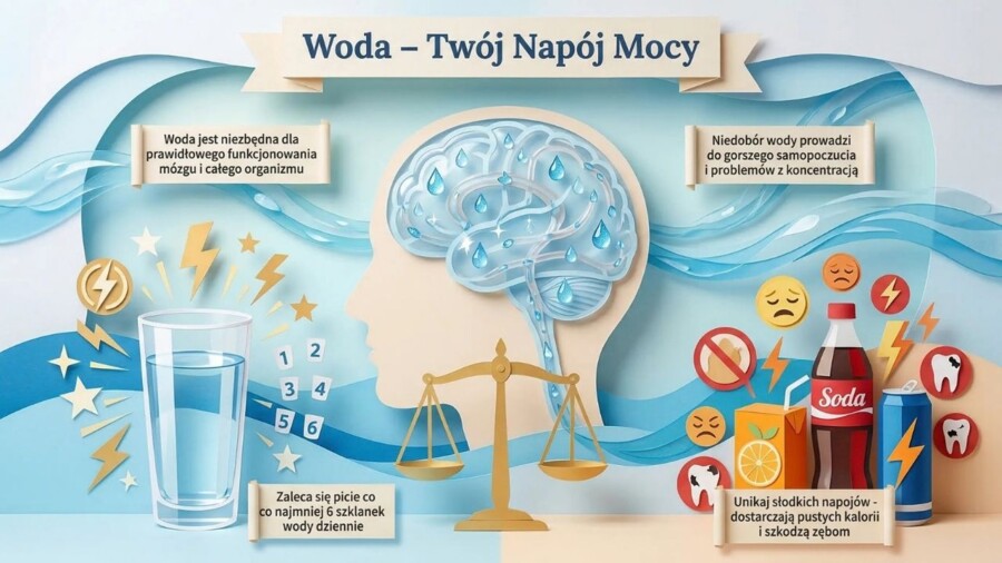 Zdrowy tryb życia – jak dbać o zdrowie każdego dnia (gazetka szkolna / prezentacja edukacyjna)