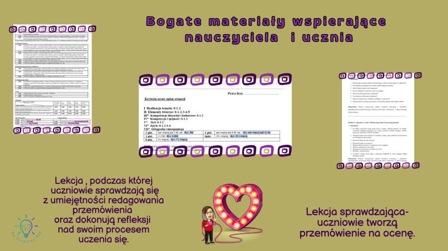 Opis sytuacji- karty pracy, scenariusz lekcji