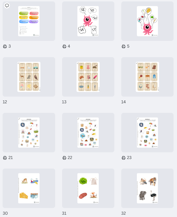 Głoska s - karty pracy dla logopedy i rodzica