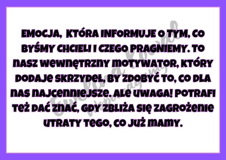 Emocje wokół nas - gazetka tematyczna