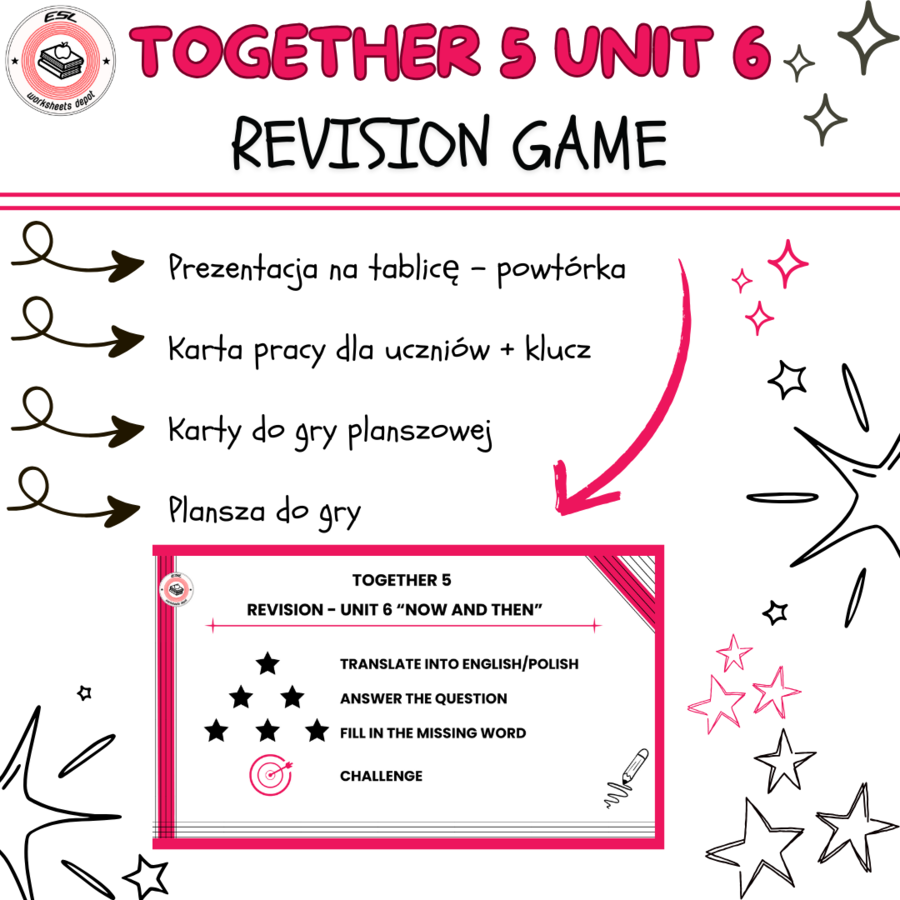 Together 5 Unit 6 Revision Game