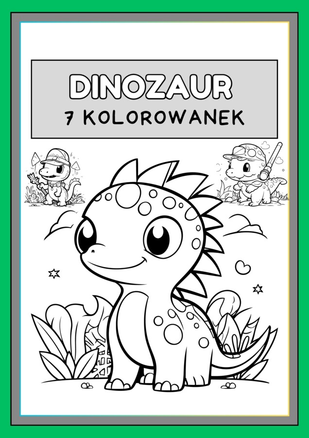 Dinozaur kolorowanki