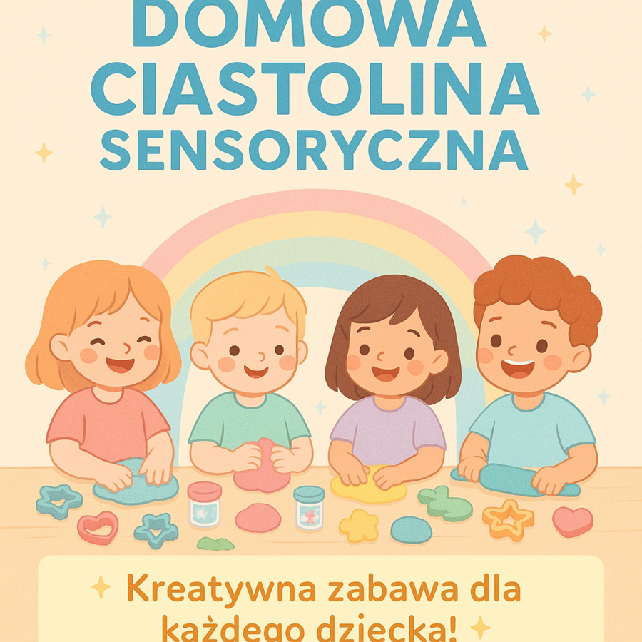Przepis na domową ciastolinę. Ciastolina sensoryczna