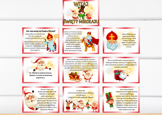 Witaj Święty Mikołaju - gazetka