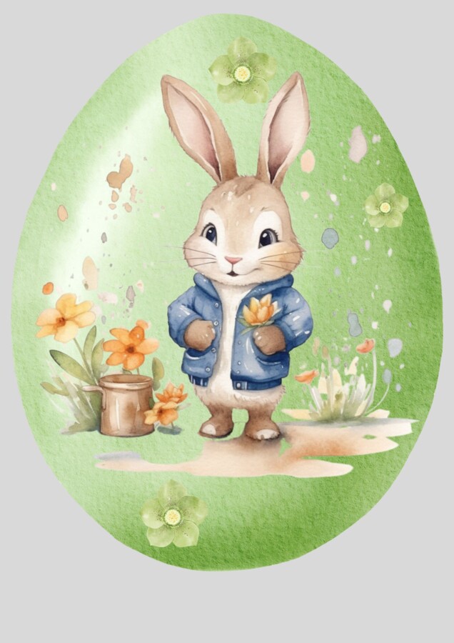 DWUSTRONNE DEKORACJE OKIENNE - Wielkanoc