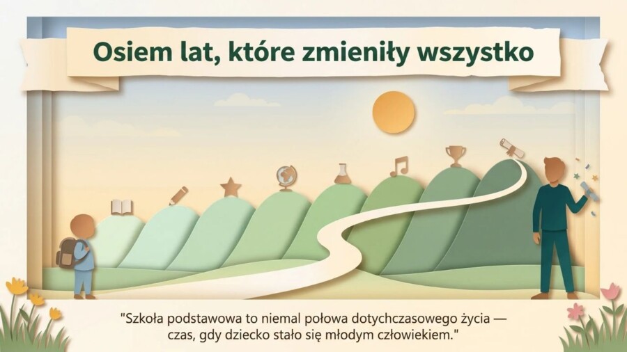 Pożegnanie ósmoklasistów – prezentacja na zakończenie szkoły podstawowej