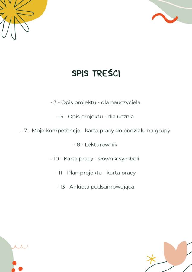 Projekt: Słownik symboli - Mały Książę