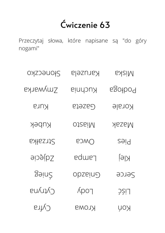 Trening funkcji poznawczych. Pamięć, koncentracja uwagi, logiczne myślenie, kreatywność Część 2.
