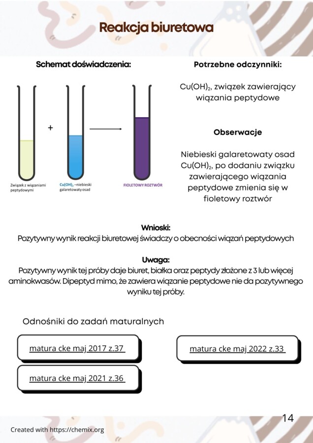 10 doświadczeń maturalnych