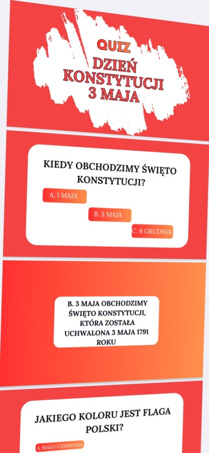Konstytucja 3 maja Quiz