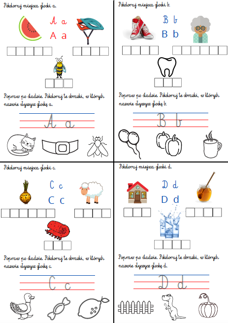 Alfabet - zadania