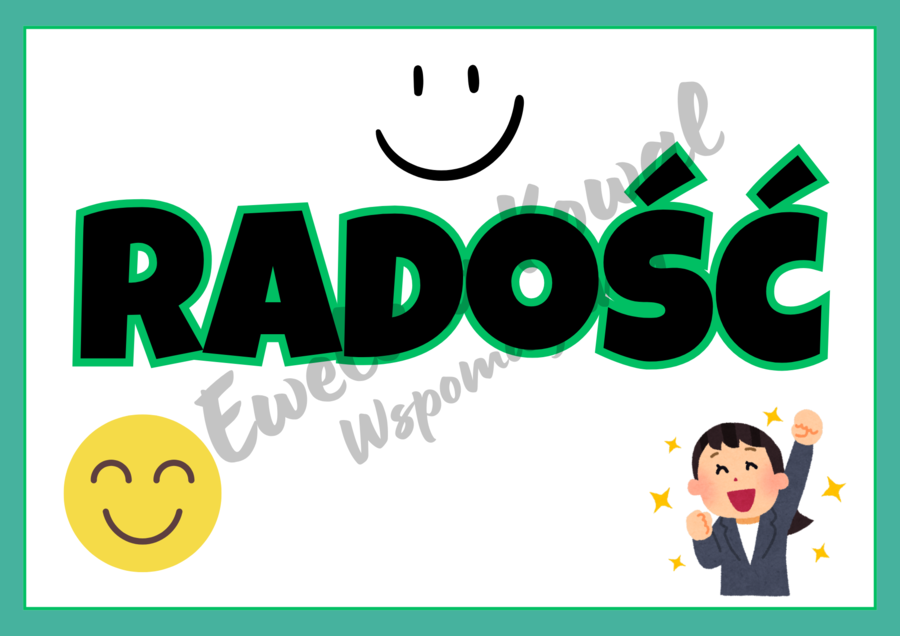 Emocje wokół nas - gazetka tematyczna