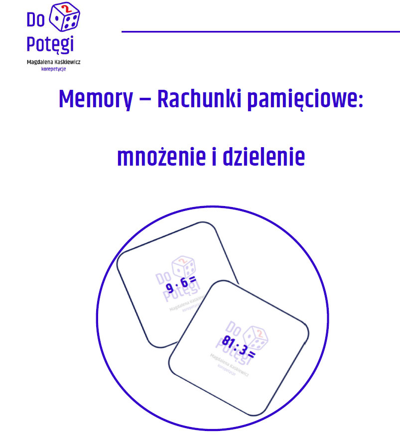 Memory – Rachunki pamięciowe: mnożenie i dzielenie