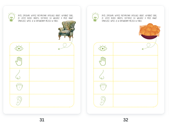 Ćwiczenia z wyobraźni (cz. 1: zmysłowe przymiotniki )