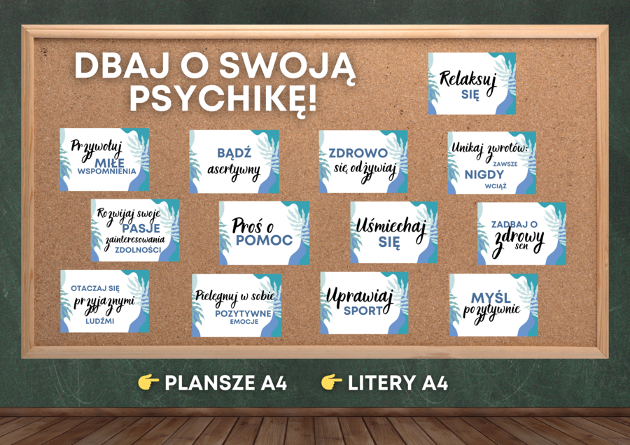 Gazetka szkolna - DBAJ O SWOJĄ PSYCHIKĘ!