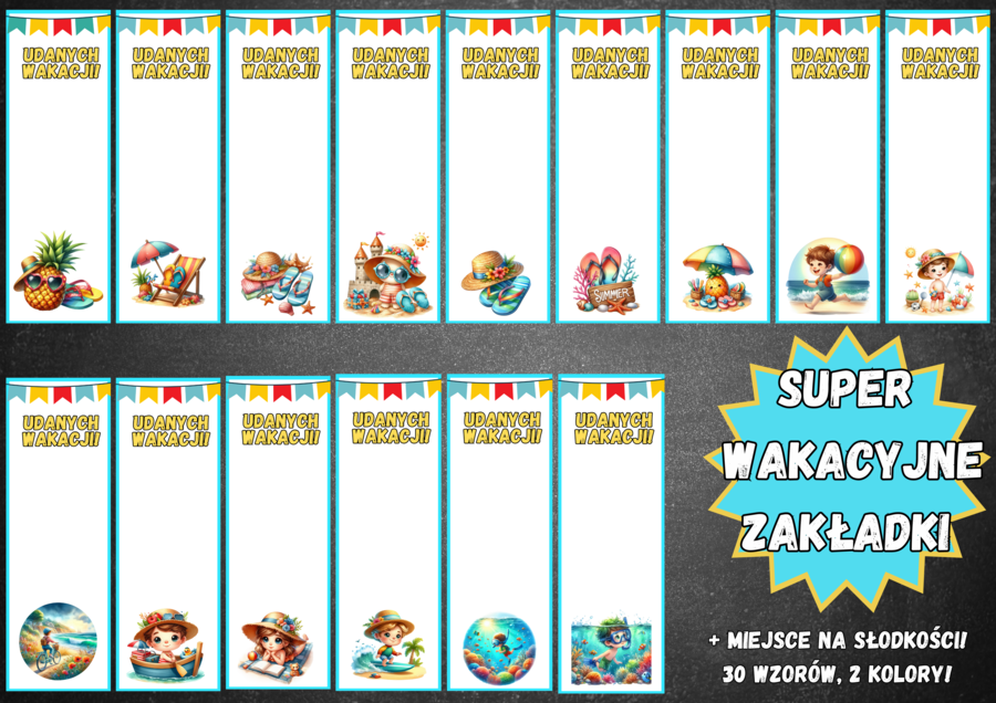 WAKACYJNE ZAKŁADKI
