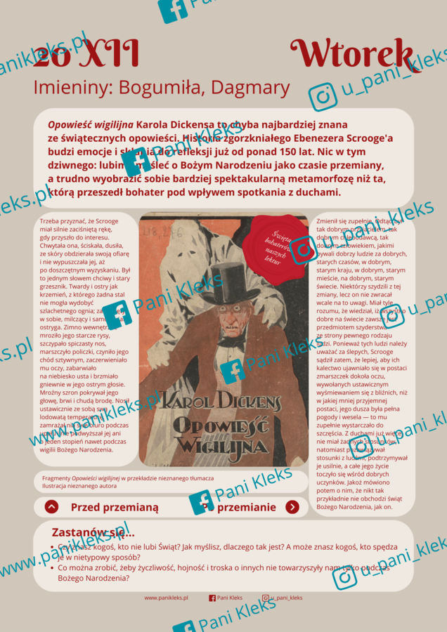 Literacki kalendarz adwentowy 2024