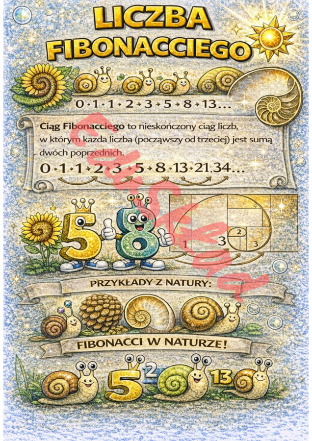 📚 Matematyczne plakaty edukacyjne – liczby niezwykłe i dni matematyczne