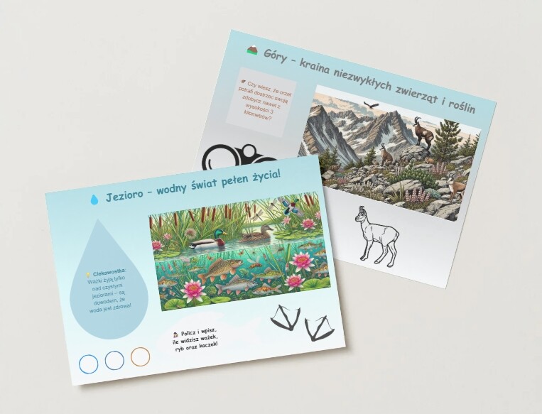 Różnorodne ekosystemy (Lasy, Góry, Jeziora)