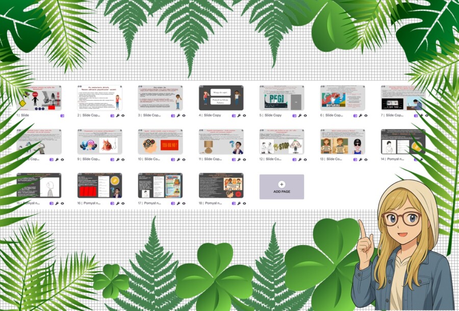 Prezentacja multimedialna w genial.ly do edycji „Dlaczego niektóre strony są tylko dla dorosłych?". Edukacja zdrowotna. Klasa 7. Dział „Nasze zachowania ryzykowne”.