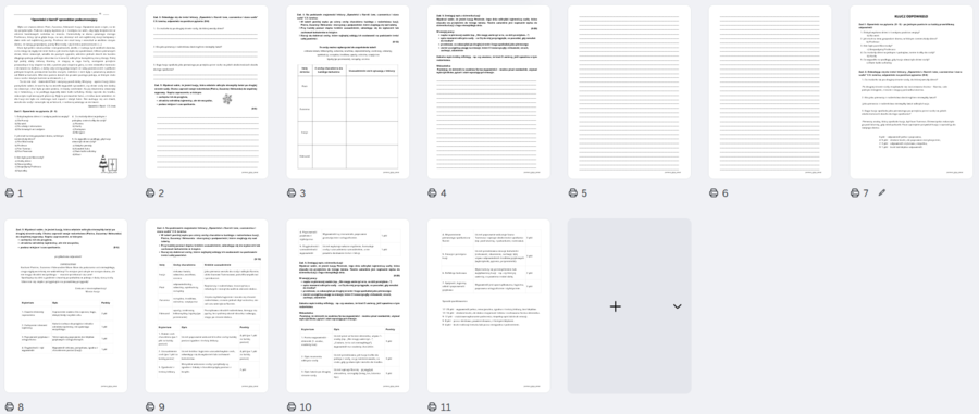 Opowieści z Narnii - sprawdzian podsumowujący + klucz odpowiedzi