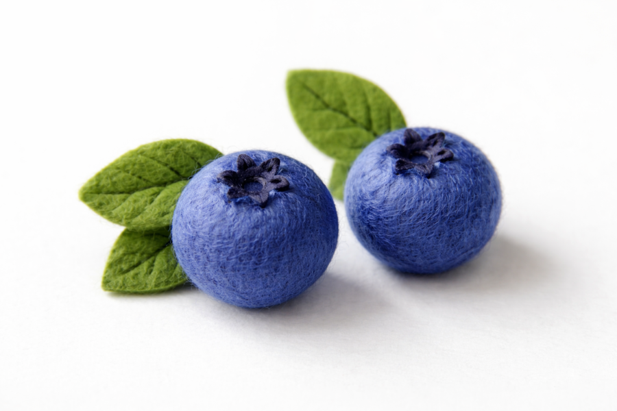 Jagody z filcu [Instrukcja]