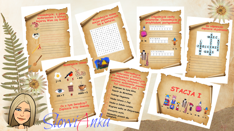 "Kajko i Kokosz. Szkoła latania" - STACJE ZADANIOWE