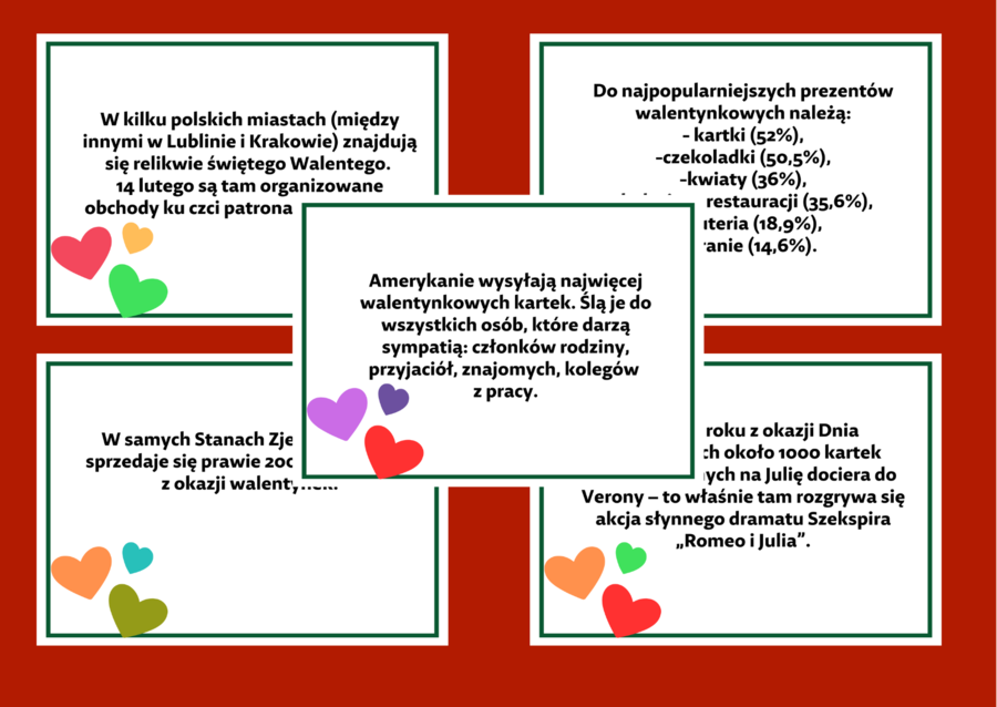 WALENTYNKI – gazetka – biblioteka – świetlica - 15 stron – wersja 1