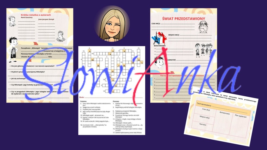 Zestaw materiałów dydaktycznych do omówienia lektury “Mikołajek” + PREZENTACJA GRATIS